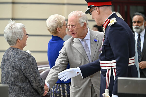 HRH King Charles and HM Queen Camilla visit Bradford Live