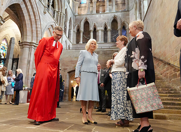 Queen Camilla visit to Hexham