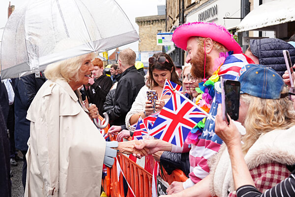 Queen Camilla visit to Hexham
