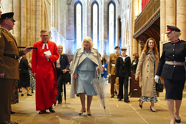 Queen Camilla visit to Hexham
