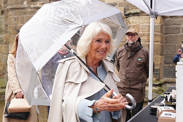 Queen Camilla visit to Hexham