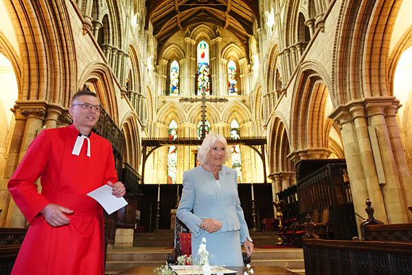 Queen Camilla visit to Hexham