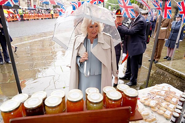 Queen Camilla visit to Hexham