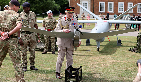 King Charles III visits the Royal Artillery
