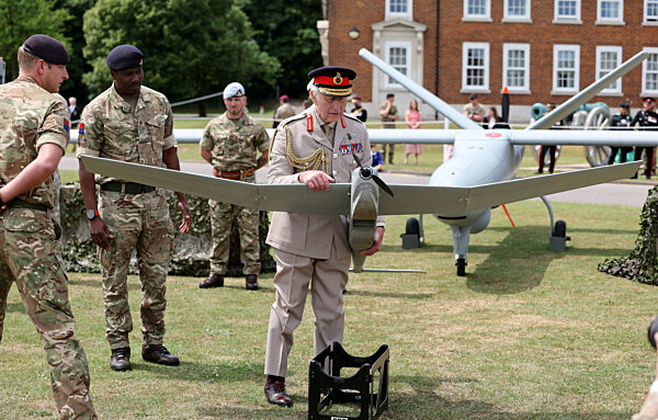 King Charles III visits the Royal Artillery