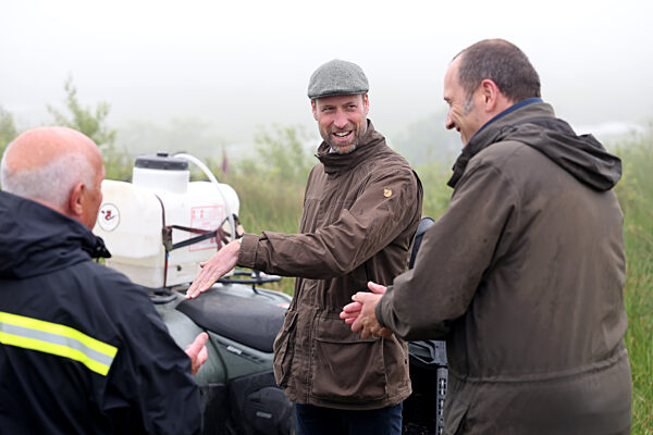 The Duke Of Cornwall Visits Dartmoor National Park