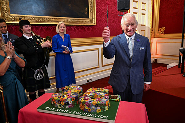 Britain's King Charles attends the King's Foundation Awards ceremony, in London