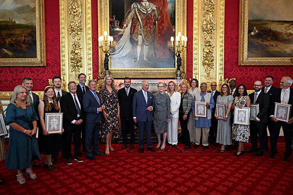 Britain's King Charles attends the King's Foundation Awards ceremony, in London