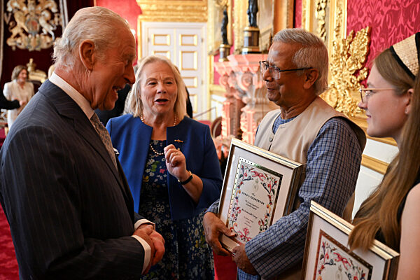 Britain's King Charles attends the King's Foundation Awards ceremony, in London