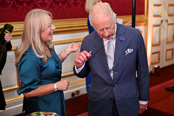 Britain's King Charles attends the King's Foundation Awards ceremony, in London
