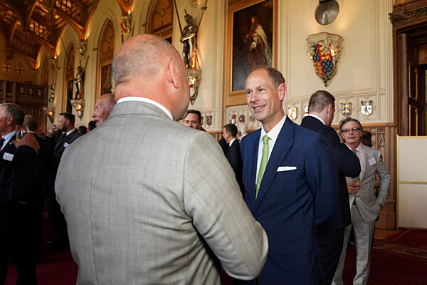 Britain's King Charles attends reception for the King's Award for Enterprise, in Windsor
