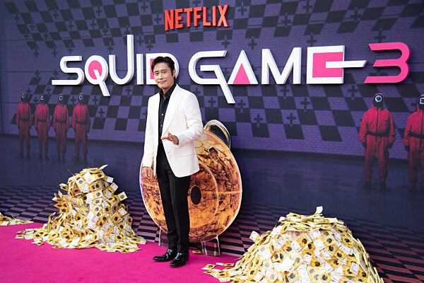 Squid Game Season 3 UK Premiere Arrivals at Barbican Centre, London, UK