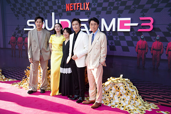 Squid Game Season 3 UK Premiere Arrivals at Barbican Centre, London, UK