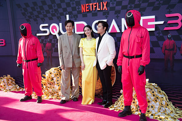 Squid Game Season 3 UK Premiere Arrivals at Barbican Centre, London, UK