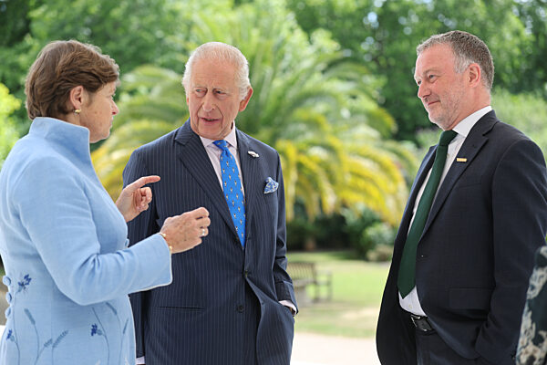 King Charles III Attends A Nature And Finance Reception At Lancaster House