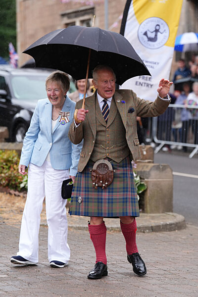 King visits Scotland for Holyrood Week