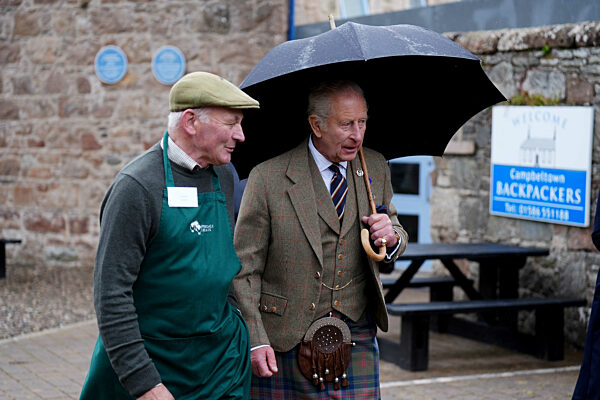 King visits Scotland for Holyrood Week