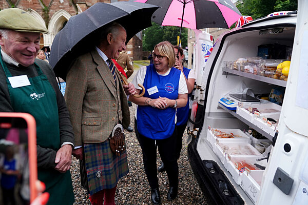 King visits Scotland for Holyrood Week