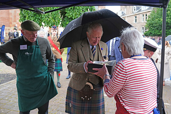 King visits Scotland for Holyrood Week