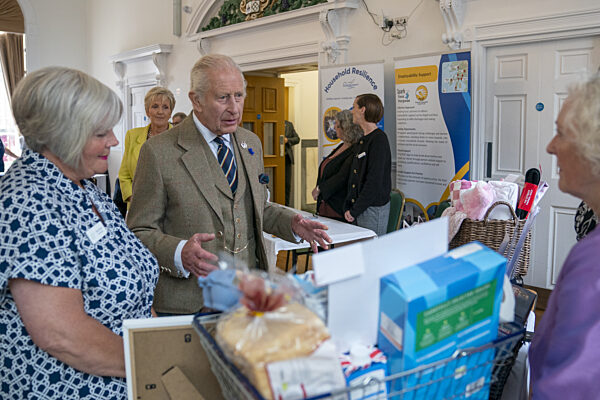 King visits Scotland for Holyrood Week