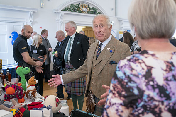 King visits Scotland for Holyrood Week