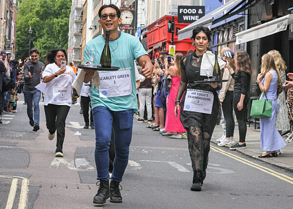 Soho Waiters' Race, London, UK