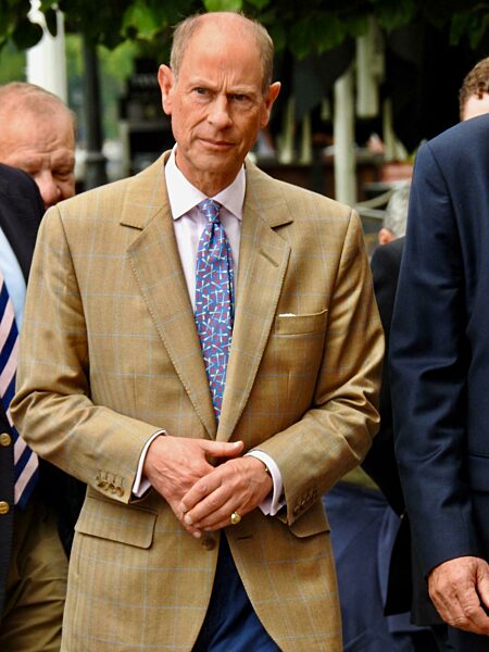 Prince Edward, Duke of Edinburgh, visits the historic tallship Oosterschelde