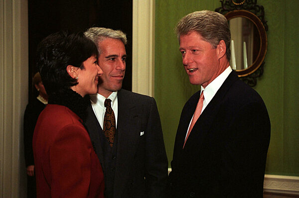 Clinton speaks with Epstein and Maxwell