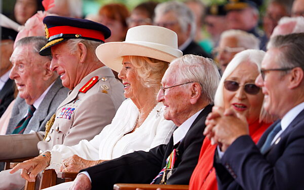 HRH The King at a Service of Remembrance to mark the 80th Anniversary of VJ Day