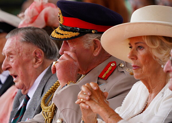 HRH The King at a Service of Remembrance to mark the 80th Anniversary of VJ Day