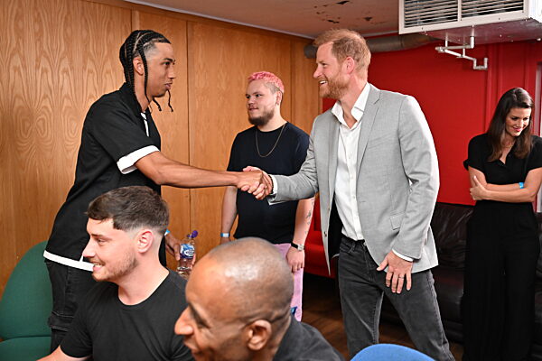 Prince Harry visits Community Recording Studio in Nottingham, UK, 09 September 2025