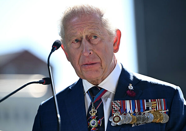 King Charles II attends Commissioning Ceremony for HMS Agamemnon at BAE Systems' shipyard in Barrow-in-Furness