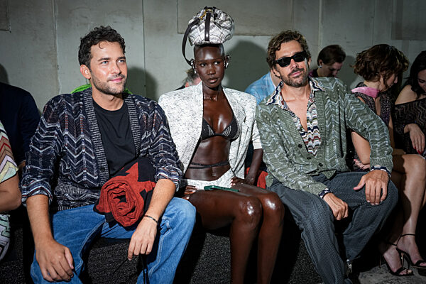 Front Row of Missoni fashion show during the Milan Fashion Week - Womenswear S/S 2026 in Milan, Italy on 24 September 2025.