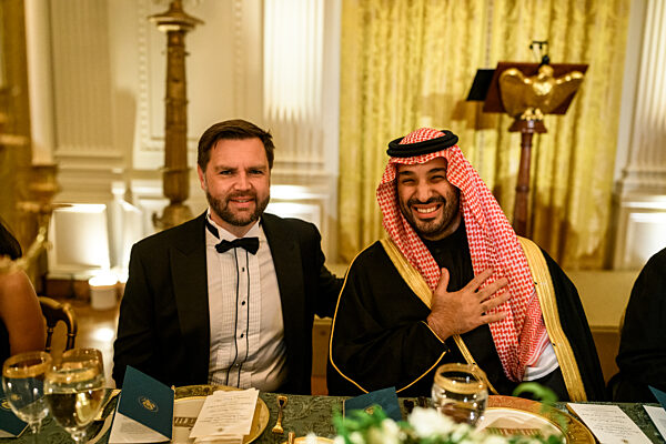 Crown Prince and Prime Minister Mohammed bin Salman Al Saud of Saudi Arabia visits the White House