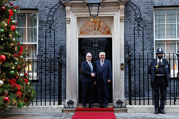 Prime Minister Keir Starmer meets Germany's President Steinmeier