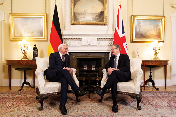 Prime Minister Keir Starmer meets Germany's President Steinmeier