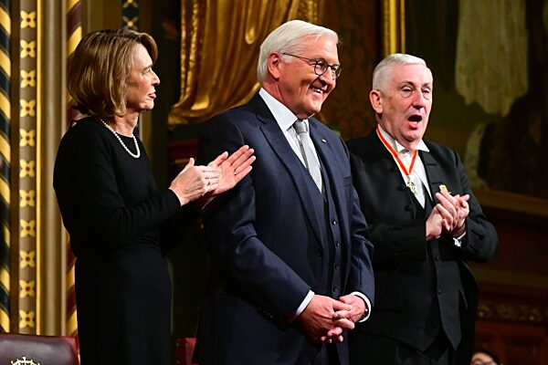President of the Federal Republic of Germany Frank-Walter Steinmeier State Visit, Day 2, Address to Parliament, Palace of Westminster, London, UK - 04 Dec 2025