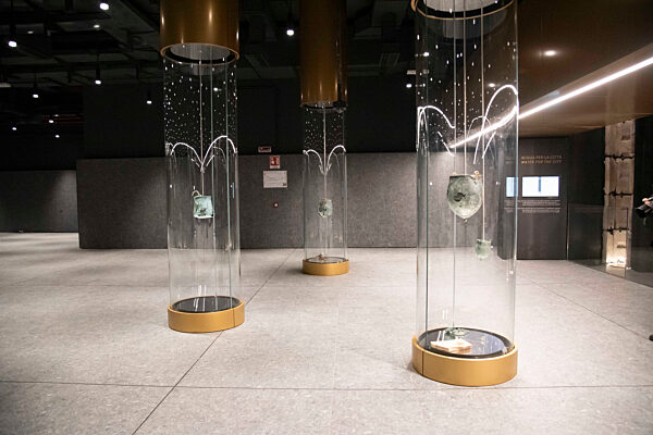 Rome, Italy. 16th december 2025. Inauguration of the Colosseum stop on Metro Line C