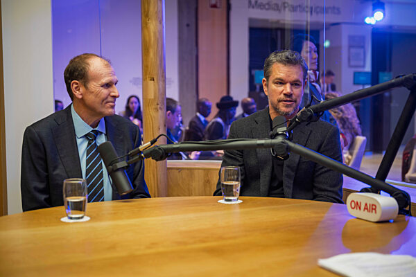 Matt Damon at the World Economic Forum
