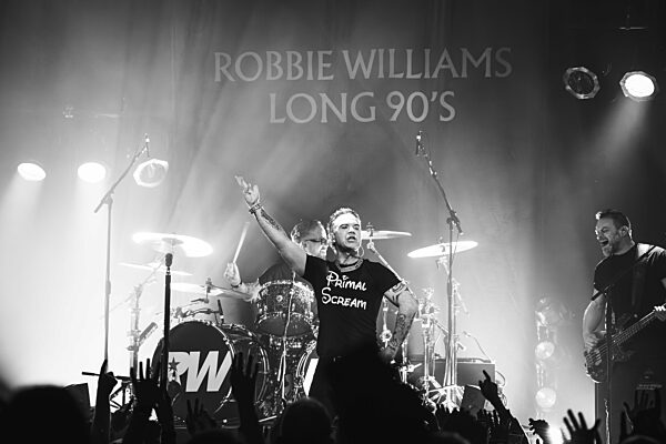 Robbie Williams performing at Barrowlands in Glasgow on 04 February 2026.