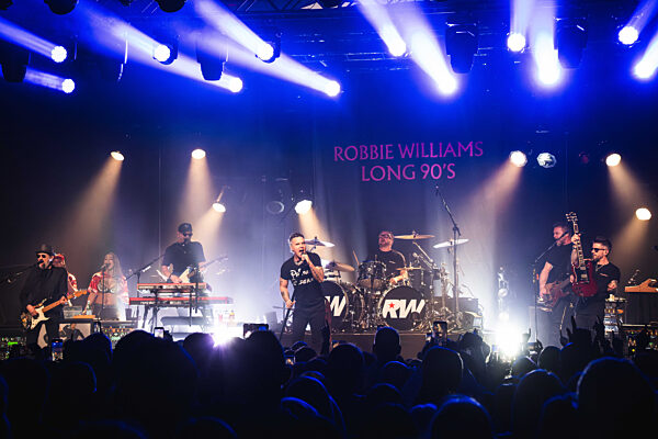 Robbie Williams performing at Barrowlands in Glasgow on 04 February 2026.