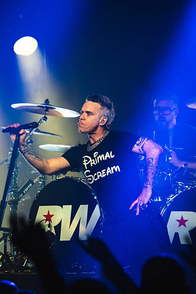 Robbie Williams performing at Barrowlands in Glasgow on 04 February 2026.