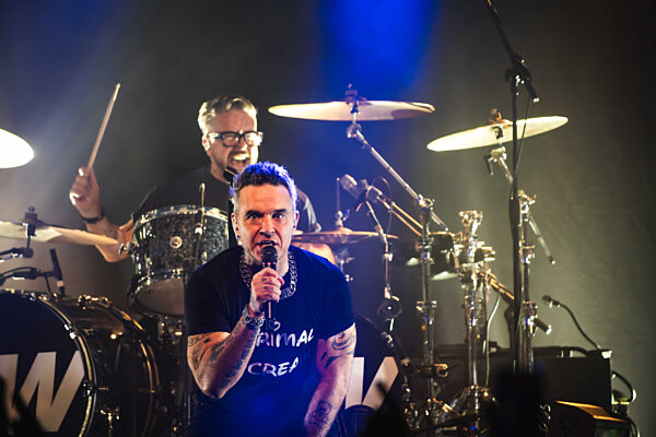 Robbie Williams performing at Barrowlands in Glasgow on 04 February 2026.
