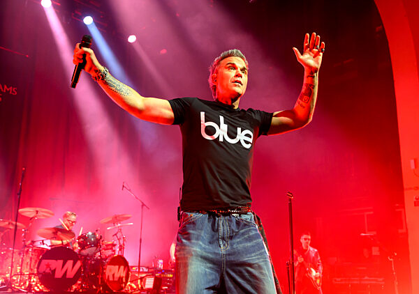 Robbie Williams performs live in Brixton Academy,  London,  8  February 2026