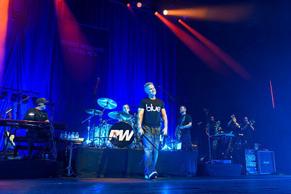 Robbie Williams performs live in Brixton Academy,  London,  8  February 2026