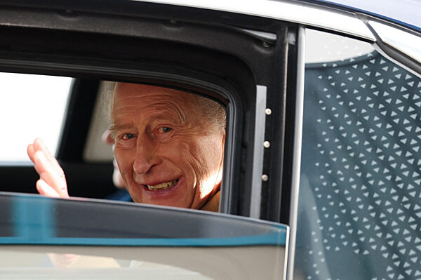 Britain's King Charles visits Lancashire