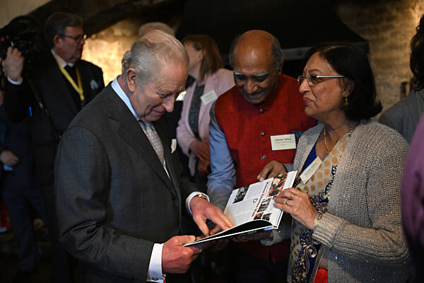 Britain's King Charles visits Lancashire