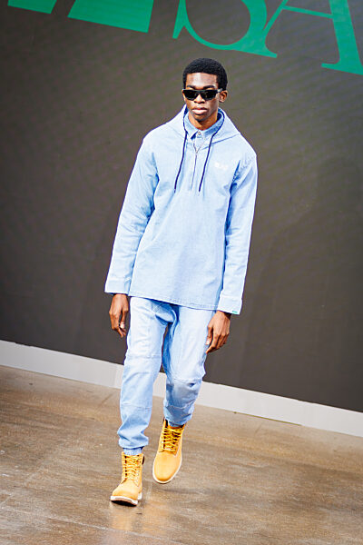 Global Fashion Collective presents SAYF Fall/Winter 2026 showcase, as part of Fashion Scout, during London Fashion Week on 22 February 2026 at Protein Studios, Shoreditch