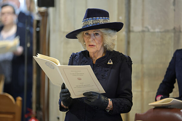 King Charles III And Queen Camilla Attend The Royal Maundy Service At St Asaph Cathedral