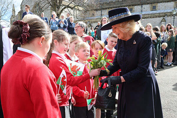 King Charles III And Queen Camilla Attend The Royal Maundy Service At St Asaph Cathedral